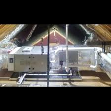 Attic air handler and ductwork installation